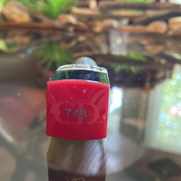 Dior #743 Rouge Zinnia Lipstick - Picture 5 of 6